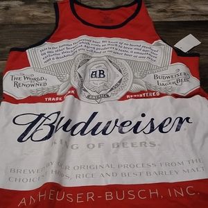 Budweiser Men's tank top shirt